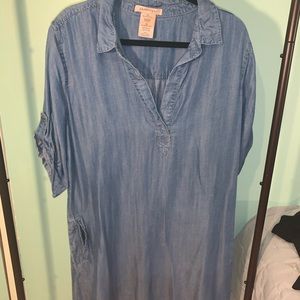 Jean-like dress.